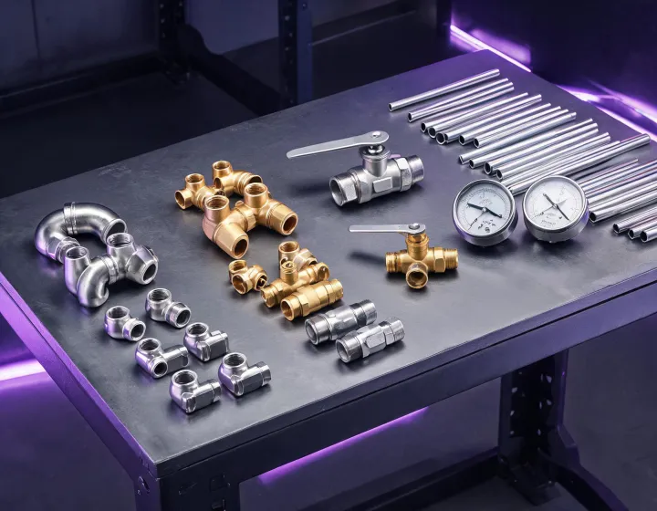Pipe fittings and valves catalog workbench